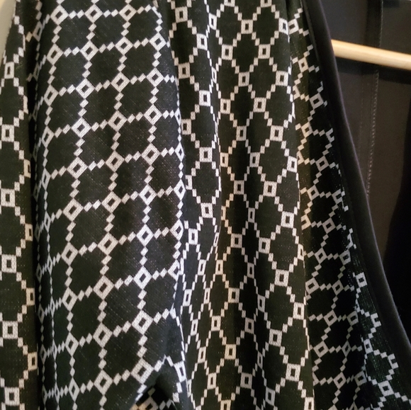 Laura open front cardigan black & white size Large - Picture 3 of 9